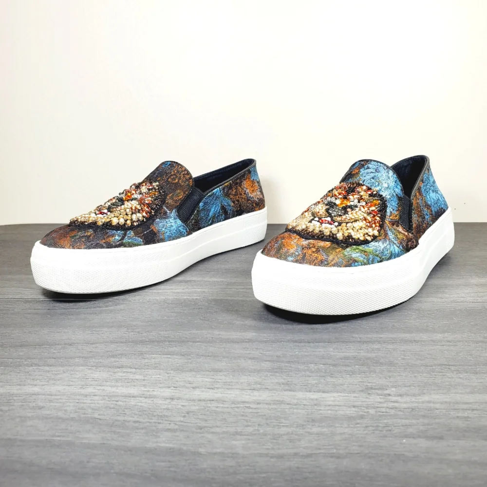 Steve Madden Fiasco Beaded Lion Sneaker size 7 - Picture 6 of 10